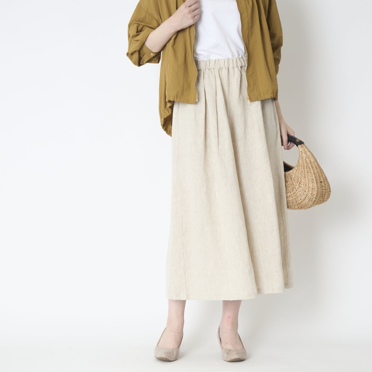 TUTIE./リネンのワイドパンツ